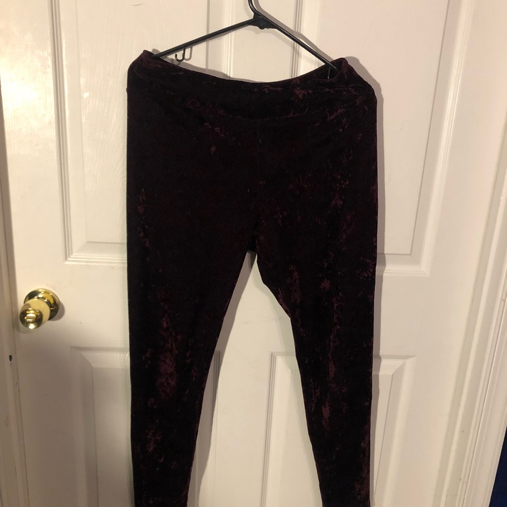 Forever 21 Velvet Leggings